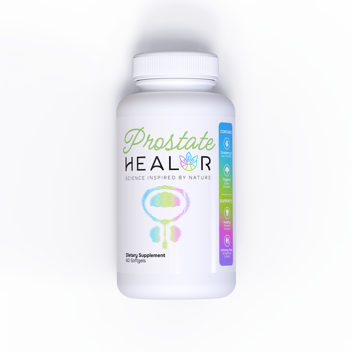 Prostate Healor supplement bottle – advanced prostate support formula