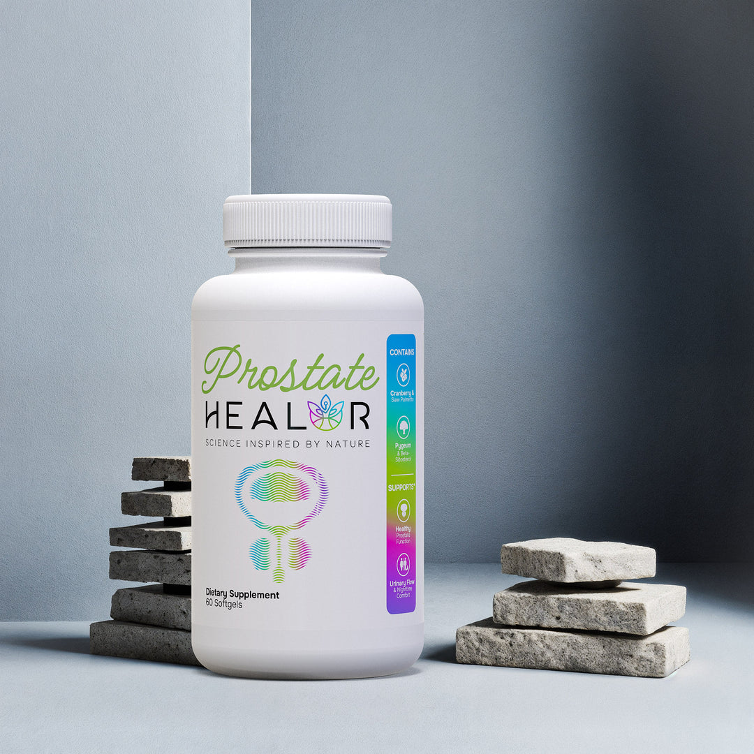 Prostate Healor supplement bottle – advanced prostate support formula